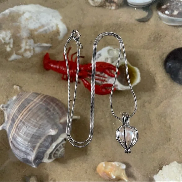 Chasteness Fortune Pearl fortune jewelry set necklace earrings and ring - Picture 14 of 17